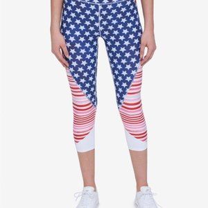 Tommy Hilfiger Crop Mid-Rise American Flag Small